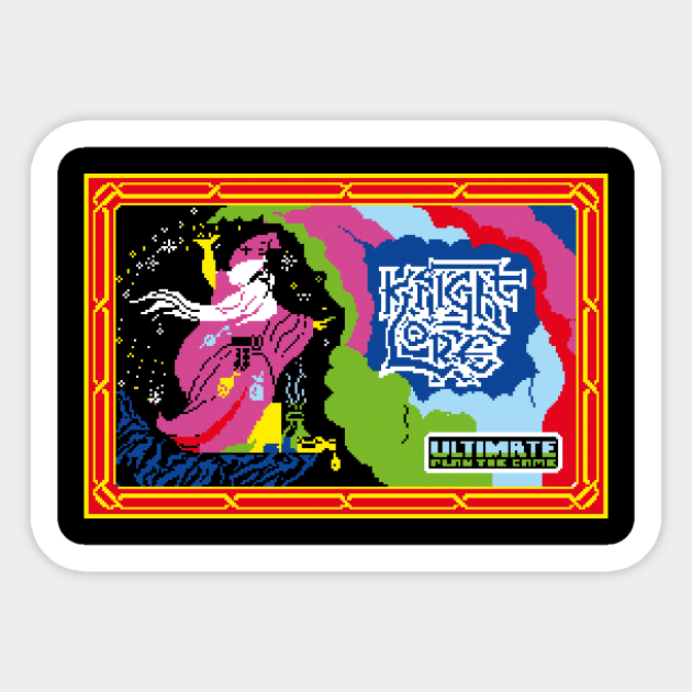 ZX Spectrum – Knight Lore Sticker by GraphicGibbon